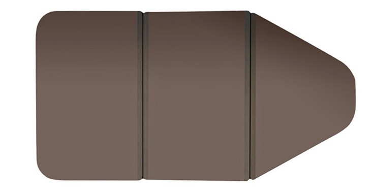 Čln Kolibri KM-200 P šedý, pevná podlaha