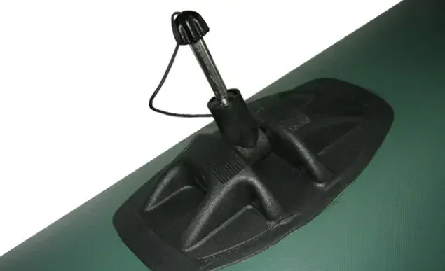 Čln Kolibri KM-245 P zelený, pevná podlaha