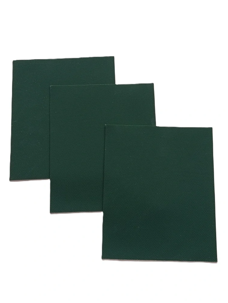 záplata PVC 3ks, zelená, 10x10cm