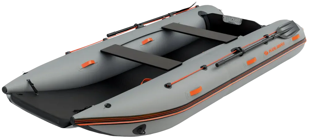 Katamaran Kolibri KM-380CM, tmavo šedý, Air-deck podlaha