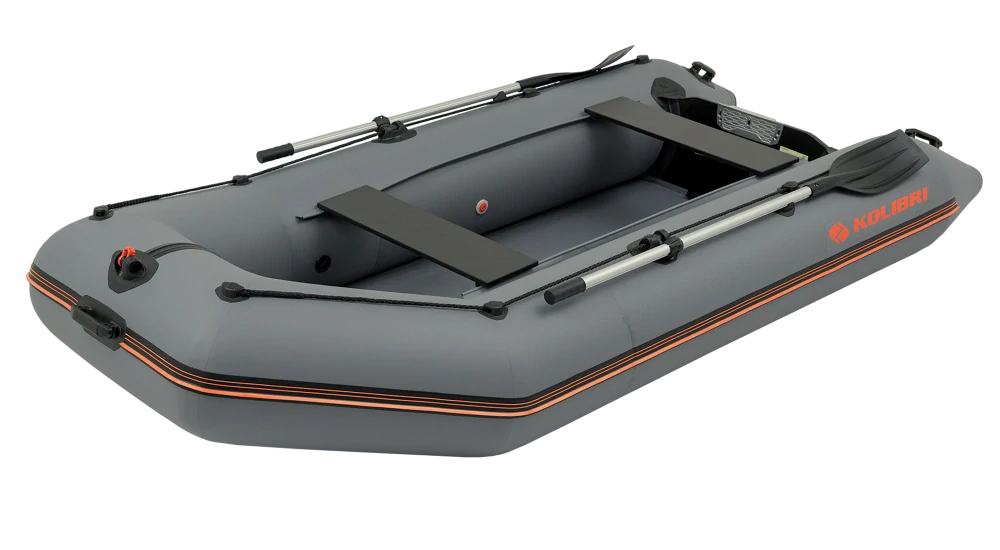 Čln Kolibri KM-330 tmavo šedý, lamelová podlaha
