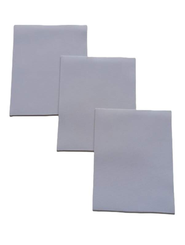 záplata PVC 3ks, šedá, 10x10cm
