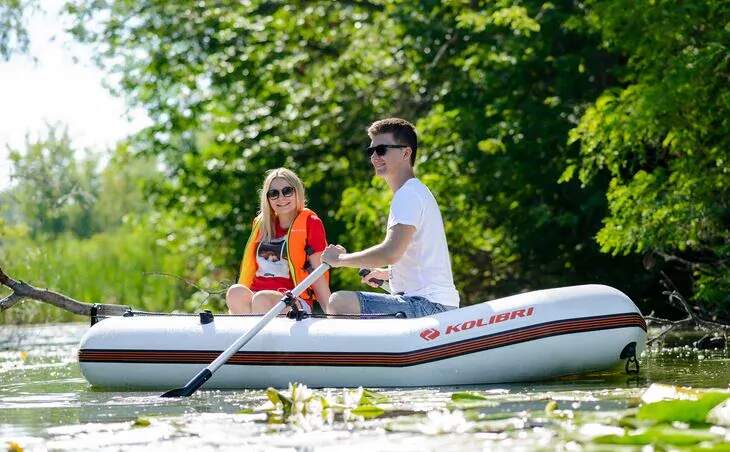 Čln Kolibri K-290 TP profi, pevná podlaha + držiak motora