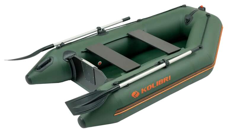 Čln Kolibri KM-245A zelený, vysokotlaká podlaha Air-deck