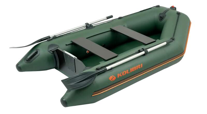 Čln Kolibri KM-260A zelený, vysokotlaká podlaha Air-deck