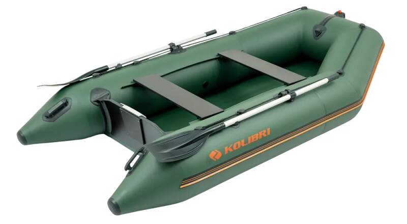 Čln Kolibri KM-280A zelený, vysokotlaká podlaha Air-deck