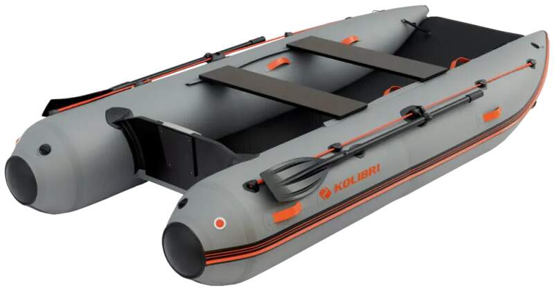 Katamaran Kolibri KM-340CM, tmavo šedý, Air-deck podlaha