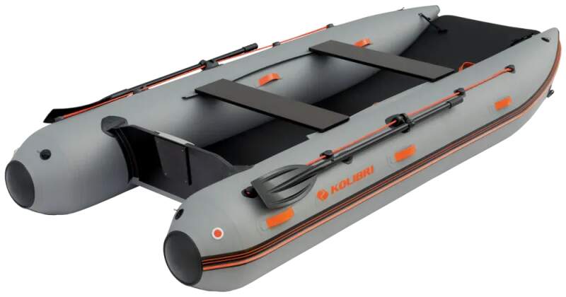 Katamaran Kolibri KM-380CM, tmavo šedý, Air-deck podlaha