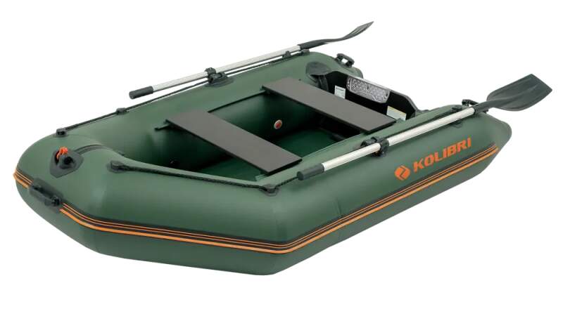 Čln Kolibri KM-245A zelený, vysokotlaká podlaha Air-deck