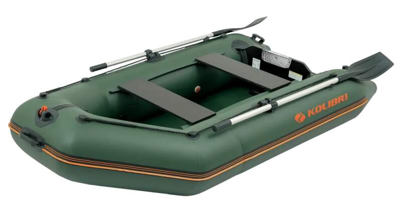 Čln Kolibri KM-260A zelený, vysokotlaká podlaha Air-deck