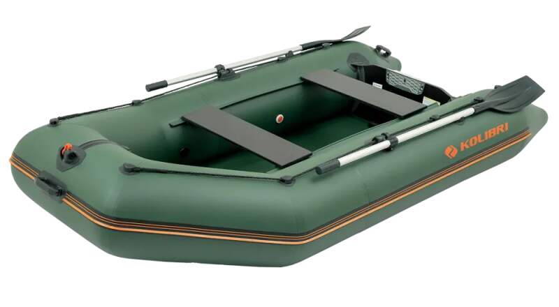 Čln Kolibri KM-280A zelený, vysokotlaká podlaha Air-deck